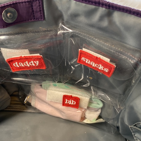 Danzo "Lexington" Diaper Bag - Light Navy - NWT - Picture 9 of 10